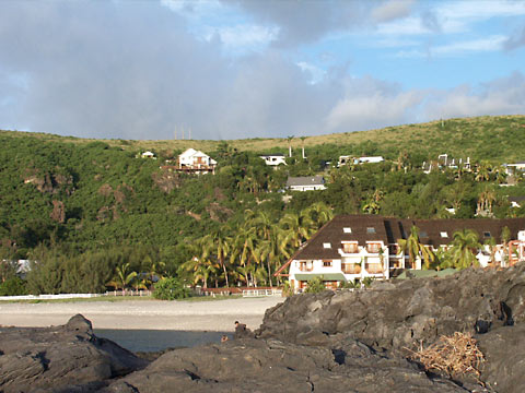 La Réunion Boucan Canot Badestrand Sandstrand Schnorcheln